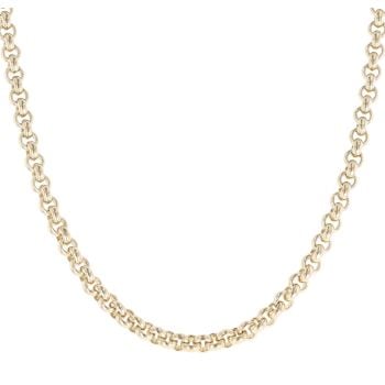 9ct Yellow Gold Belcher Chain 18"