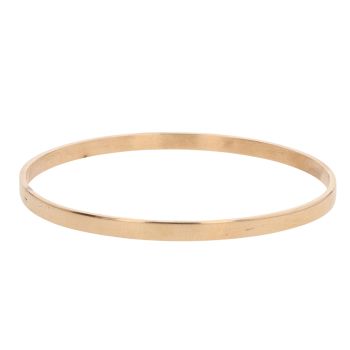 9ct Yellow Gold Plain Bangle