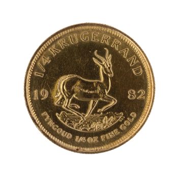 1982 1/4oz South Africa Krugerrand Coin