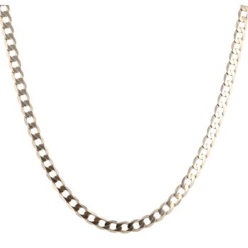 9ct Yellow Gold Curb Chain 22"