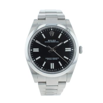 Rolex Oyster Perpetual Pre Owned Watch Ref 124300