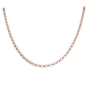 9ct Rose Gold Belcher Chain 24"