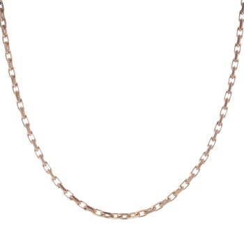 9ct Yellow Gold Oval Belcher Chain 20"
