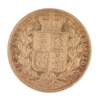 1878 Victoria Young Head Australia Full Sovereign Coin