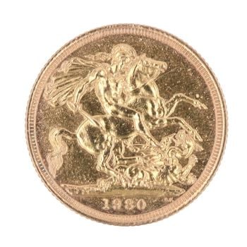1980 Elizabeth II Full Sovereign Coin