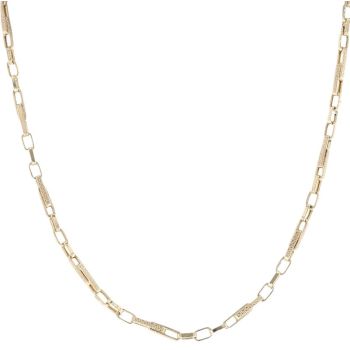 14ct Yellow Gold Children's Greek Key Chain 18"