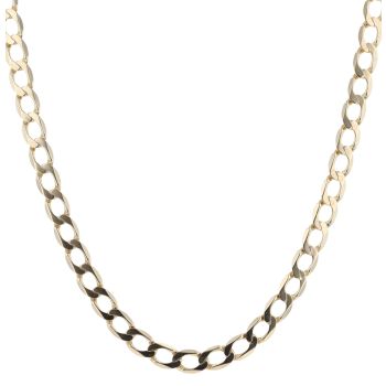 9ct Yellow Gold Curb Chain 24"