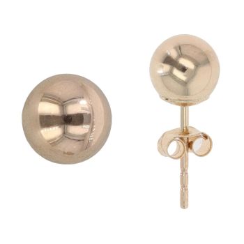 9ct Yellow Gold Ball Stud Earrings