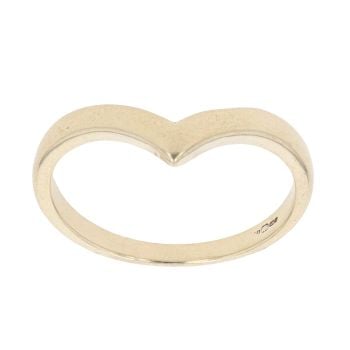 9ct Yellow Gold Wishbone Ring