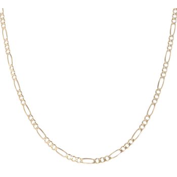 9ct Yellow Gold Figaro Chain 18"