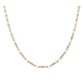 14ct Yellow Gold Fancy Bow Chain 24"