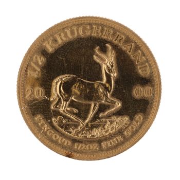 2000 1/2oz South Africa Krugerrand Coin Boxed