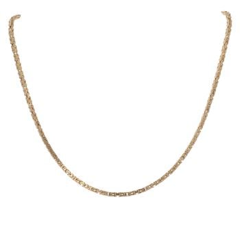 9ct Yellow Gold Byzantine Chain 18"