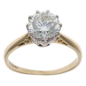 18ct Yellow Gold 1.40ct Brilliant Cut Diamond Solitaire Ring