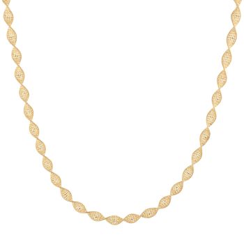 22ct Yellow Gold Twist Chain 18"