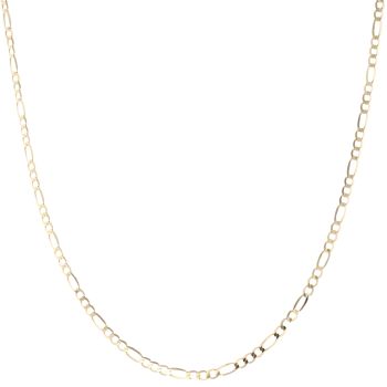 9ct Yellow Gold Figaro Chain 18"