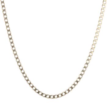9ct Yellow Gold Curb Chain 20"