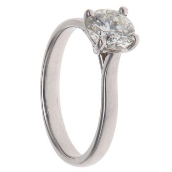 18ct White Gold 1.20ct Brilliant Cut Diamond Solitaire Ring