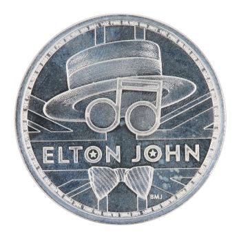 2021 1oz Elizabeth II 2 Pounds UK Elton John Music Legends Collection Coin