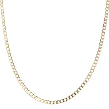 9ct Yellow Gold Curb Chain 20"