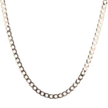 9ct Yellow Gold Curb Chain 20"