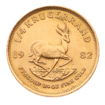 1982 1/4oz South Africa Krugerrand Coin