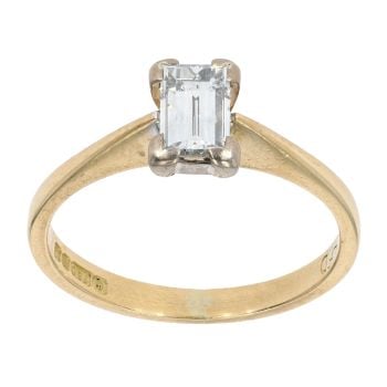 18ct Yellow Gold 0.50ct Diamond Solitaire Ring