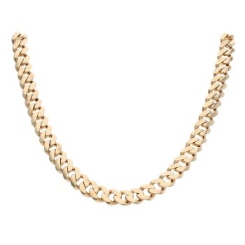 9ct Yellow Gold Curb Chain 24"