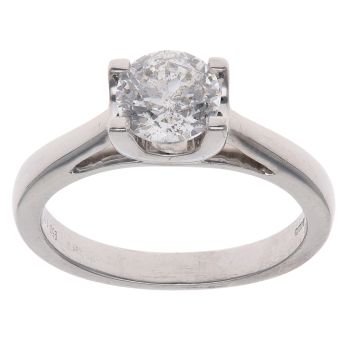 Platinum 1.05ct Brilliant Cut Diamond Solitaire Ring