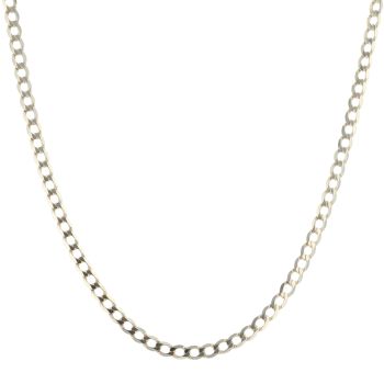 9ct Yellow Gold Curb Chain 20"