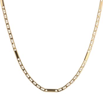 14ct Yellow Gold Fancy Chain 18"