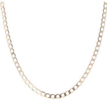 9ct Yellow Gold Curb Chain 20"