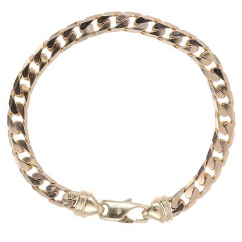 9ct Yellow Gold Curb Bracelet 8.5"