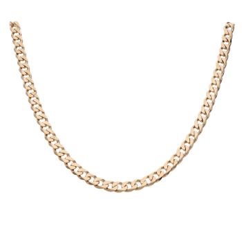 9ct Yellow Gold Curb Chain 24"