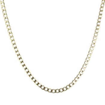 9ct Yellow Gold Curb Chain 24"
