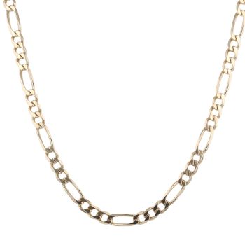 9ct Yellow Gold Figaro Chain 20"