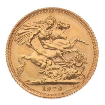 1979 Elizabeth II Full Sovereign Coin