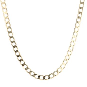 9ct Yellow Gold Curb Chain 24"