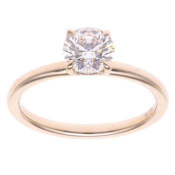 9ct Yellow Gold 1.00ct Brilliant Cut Diamond Lab Grown Diamond Solitaire Ring