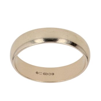 9ct Yellow Gold Wedding Band 4mm