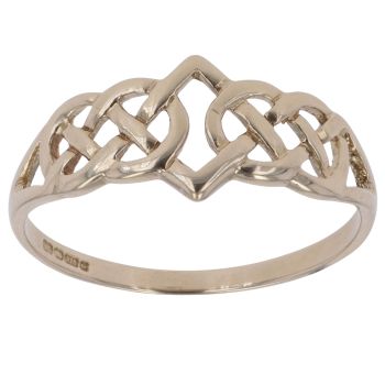 9ct Yellow Gold Celtic Openwork Ring