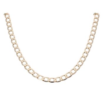 9ct Yellow Gold Curb Chain 20"