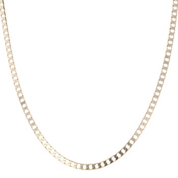 9ct Yellow Gold Curb Chain 18"