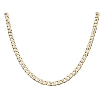 9ct Yellow Gold Curb Chain 20"