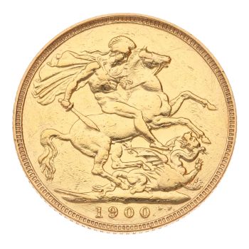 1900 Victoria Old Head UK Full Sovcereign Coin