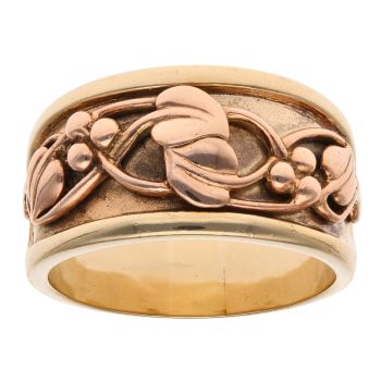 9ct Yellow and Rose Gold Tree Of Life Clogau Ring