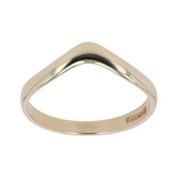 9ct Yellow Gold Wishbone Ring