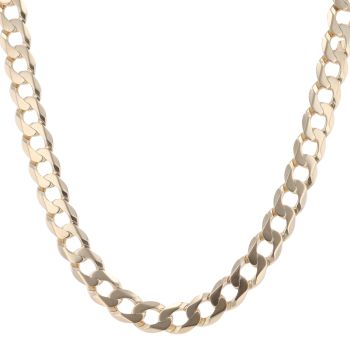 9ct Yellow Gold Curb Chain 24"