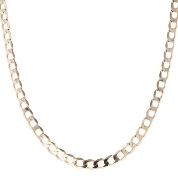 9ct Yellow Gold Curb Chain 20"