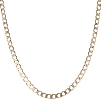 9ct Yellow Gold Curb Chain 32"
